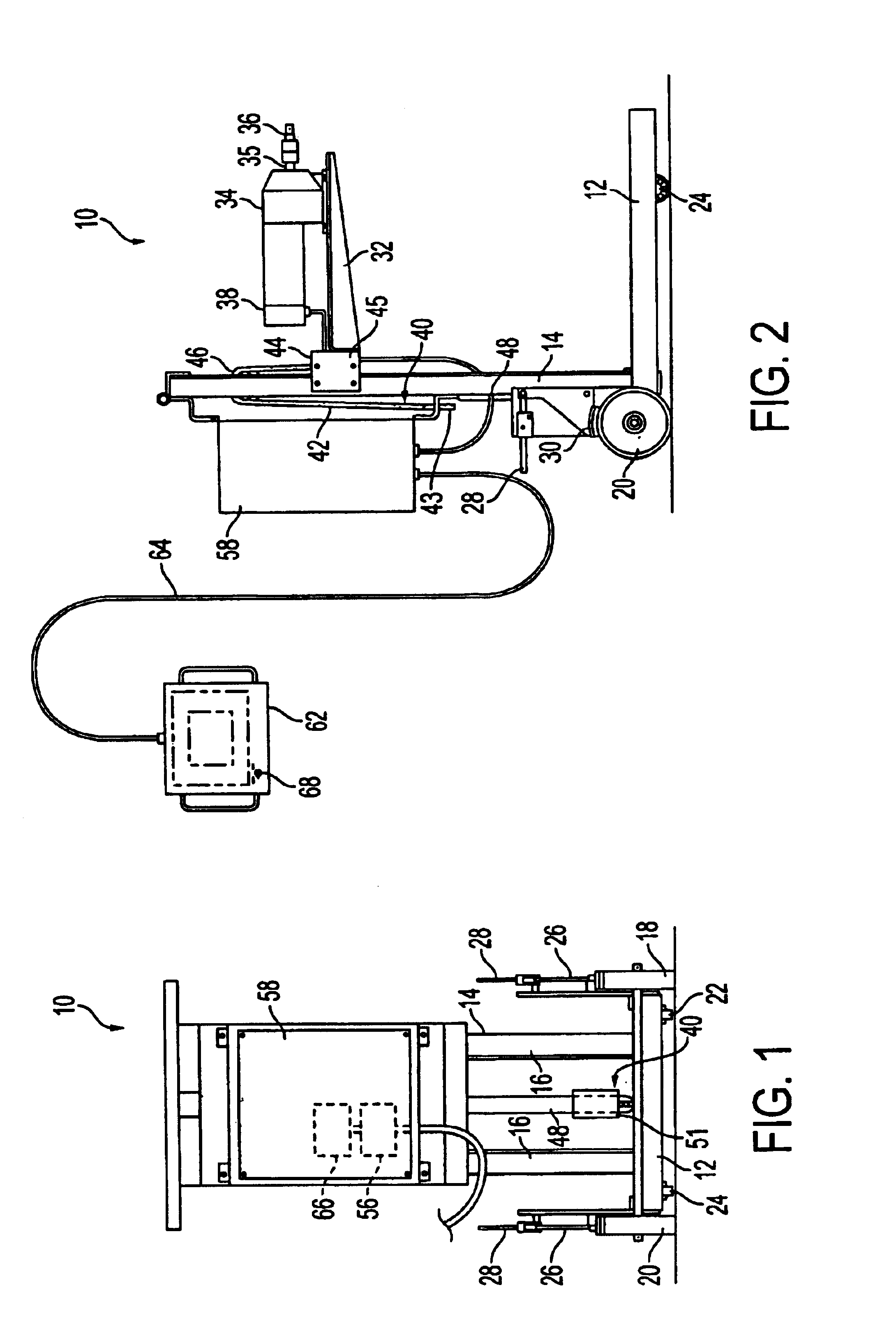 Apparatus and method for remotely moving a circuit breaker into or from a circuit breaker cell housing