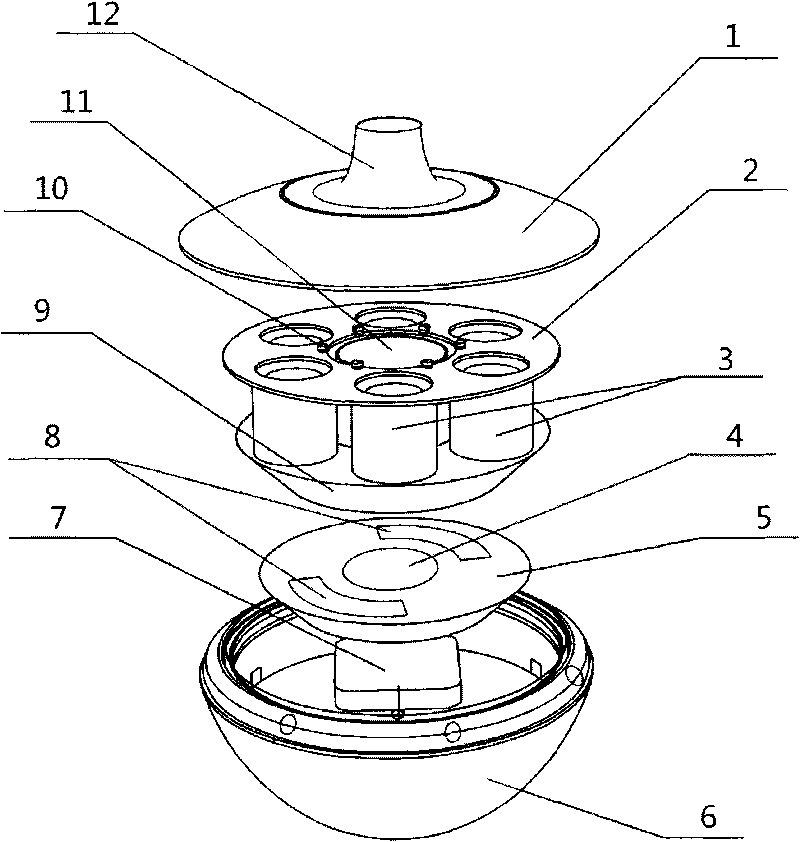 Domestic air purification humidifier