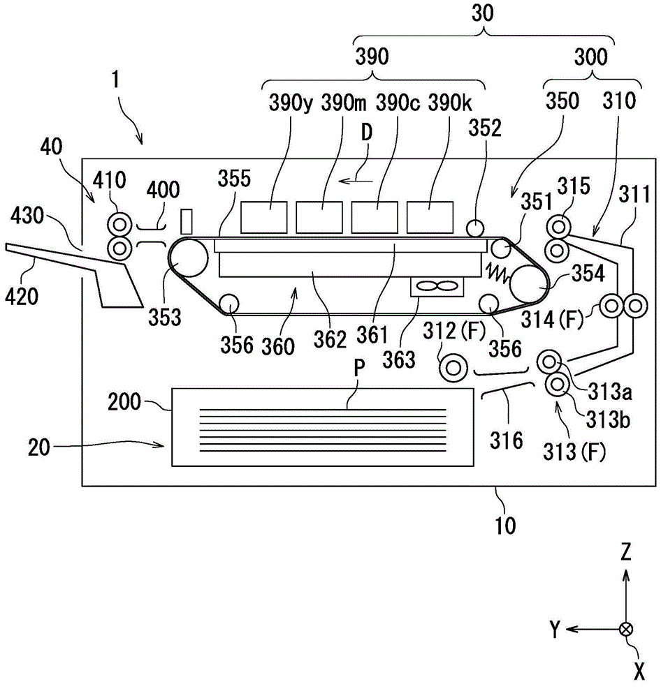 Conveyor device and inkjet recording apparatus