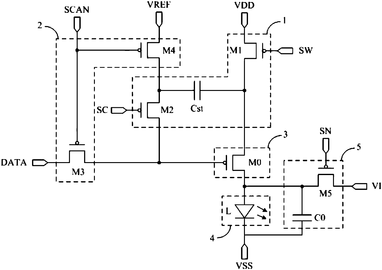 Pixel compensating circuit and driving method thereof, display panel and display apparatus