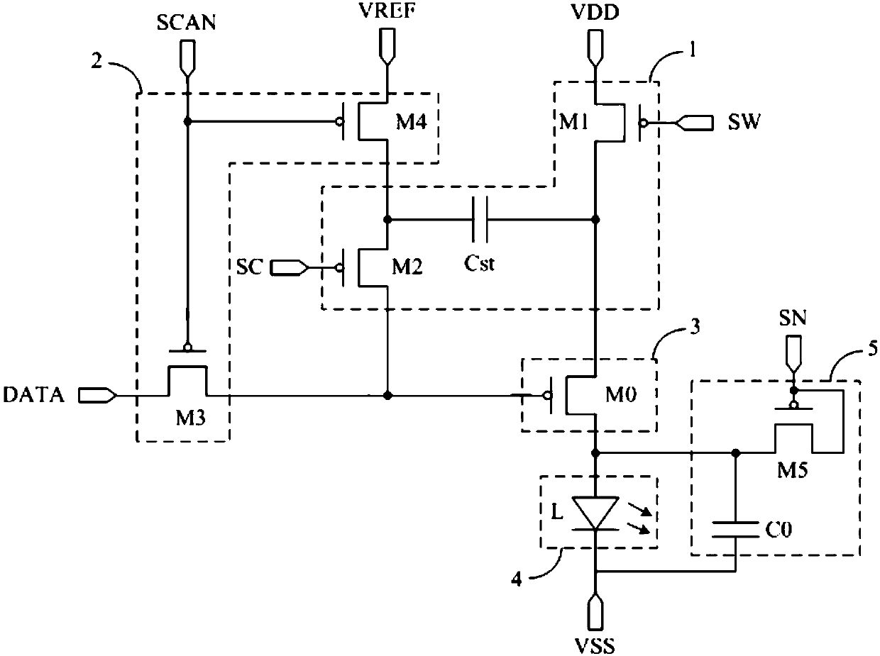 Pixel compensating circuit and driving method thereof, display panel and display apparatus