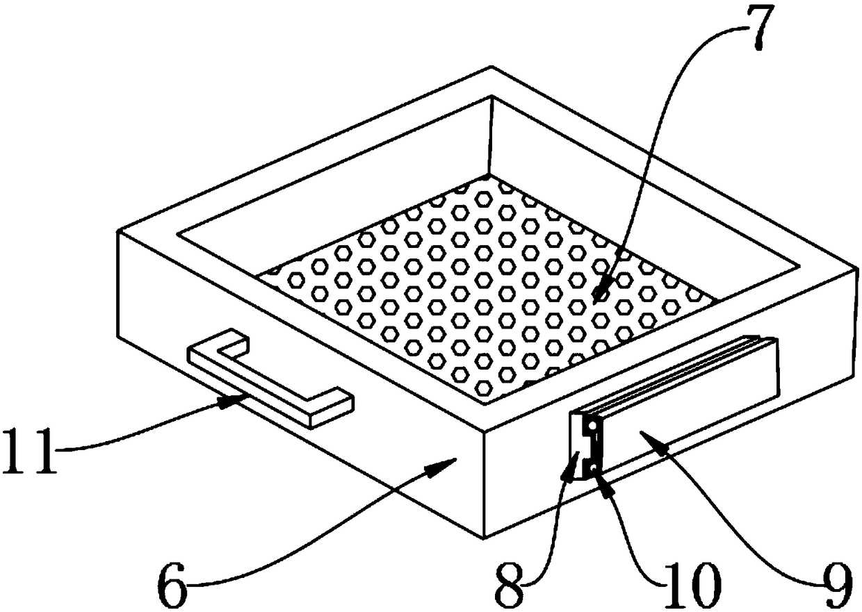 Textile waste collection device of chemical fiber cloth