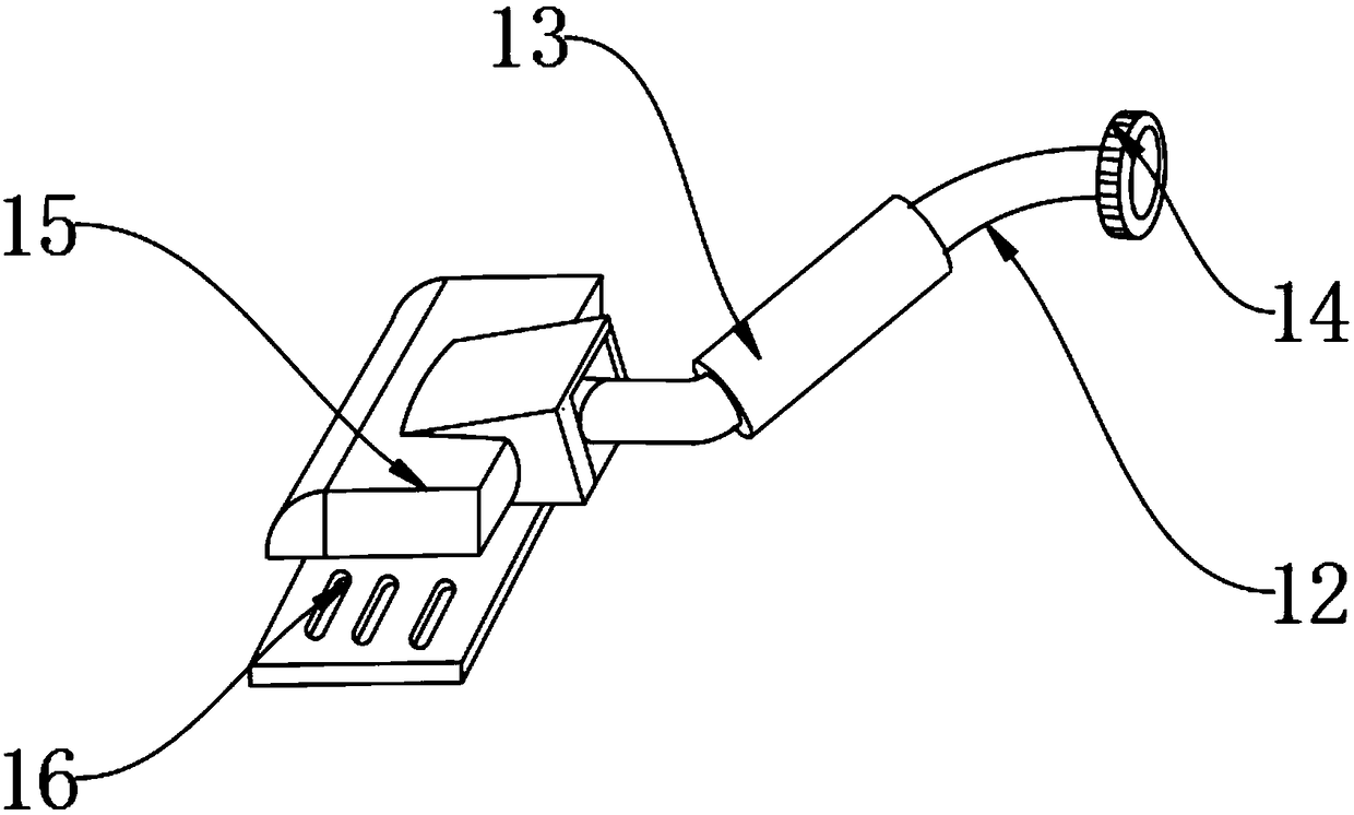 Textile waste collection device of chemical fiber cloth