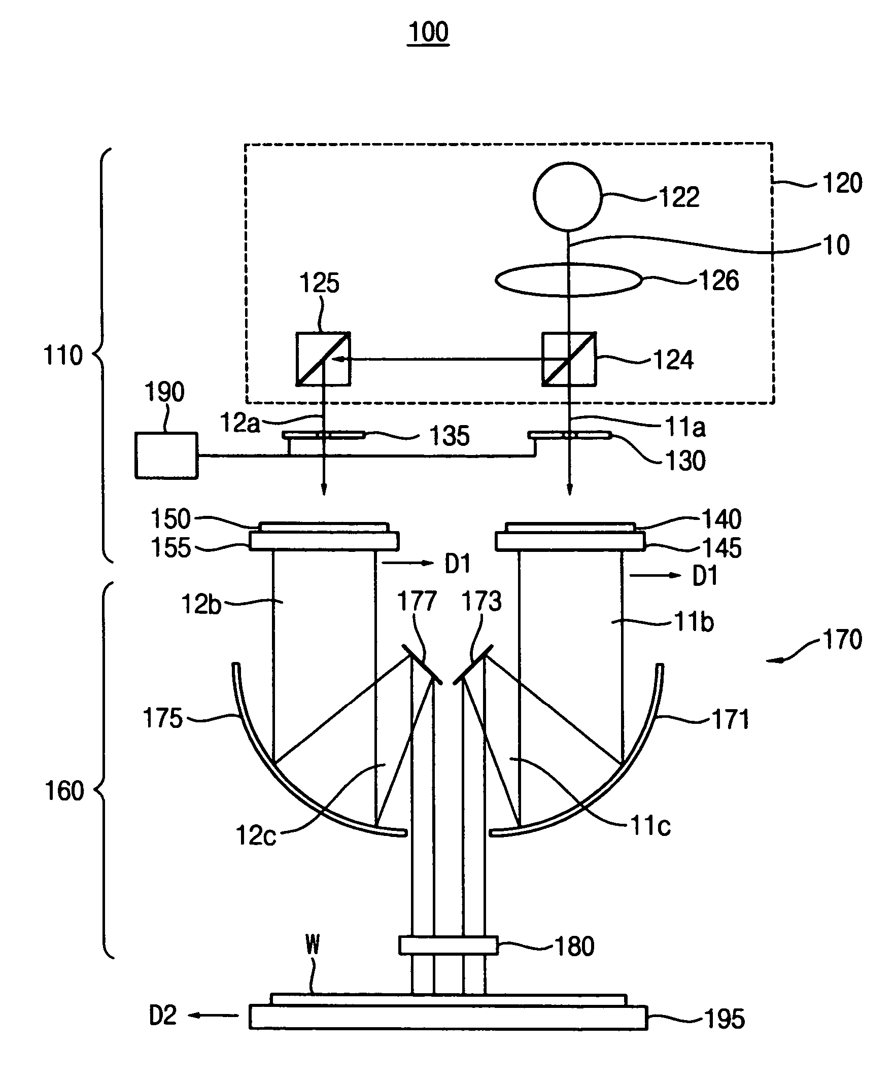 Method for exposing an object to light and exposure apparatus for performing the same