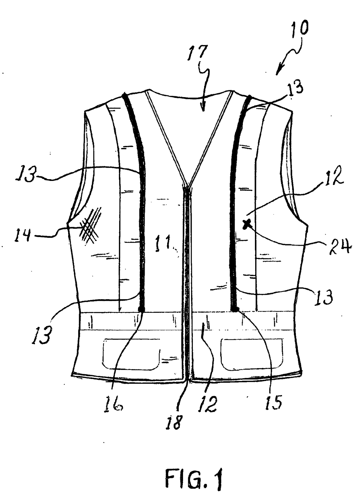 Electro illuminating wire lighted safety vests