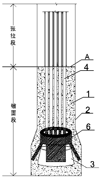 Rock reaming self-locking anchor cable including carbon fiber rod bundle and manufacturing method thereof