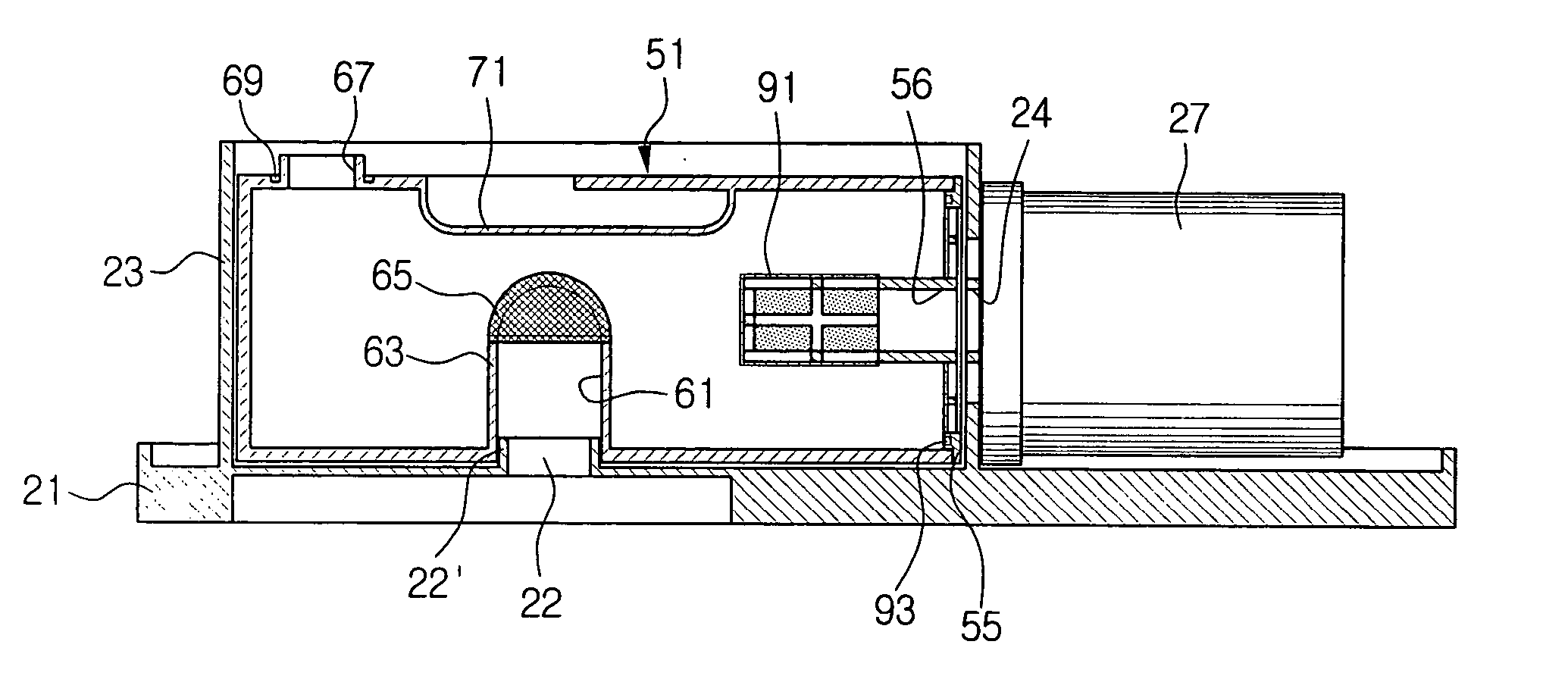 Dust receptacle of robot cleaner and a method for removing dust collected therein