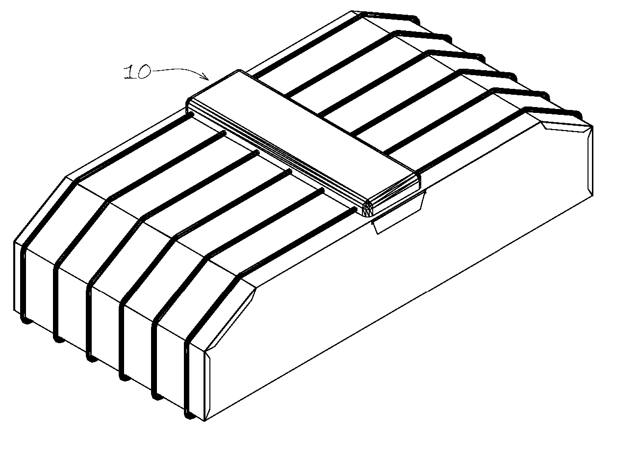 A Machine Producible Directive Closed-Loop Impulse Antenna