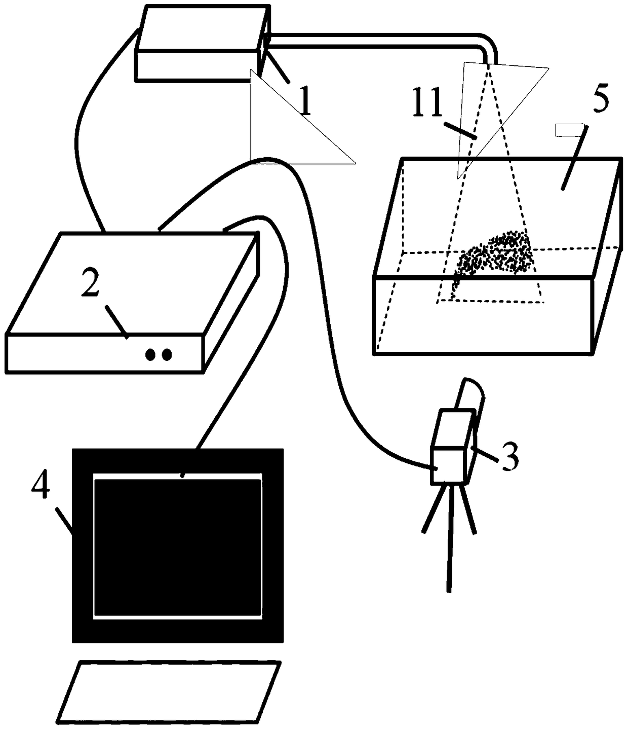 Device and method for liquid jet spray boundary positioning