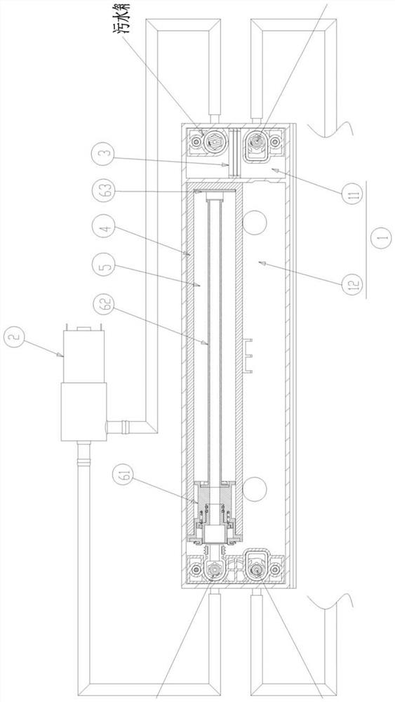 Sewage circulating filtration system