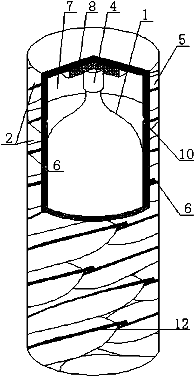 Anti-collision wine bottle