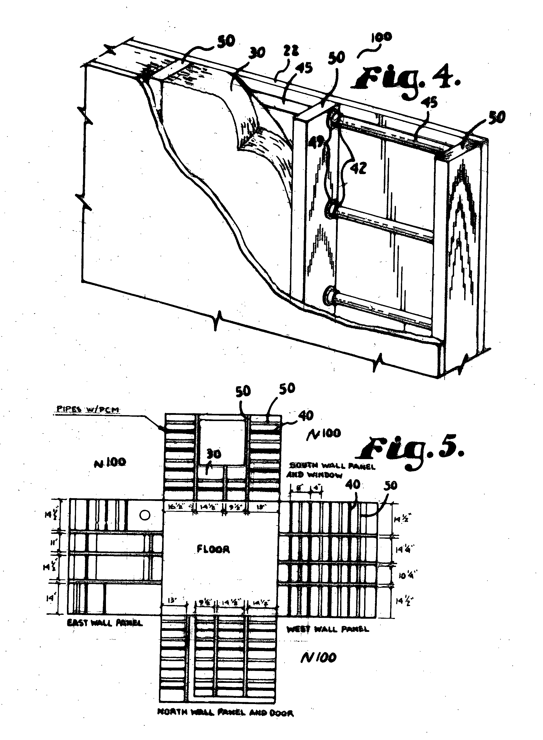 Phase-change structural insulated panels and walls