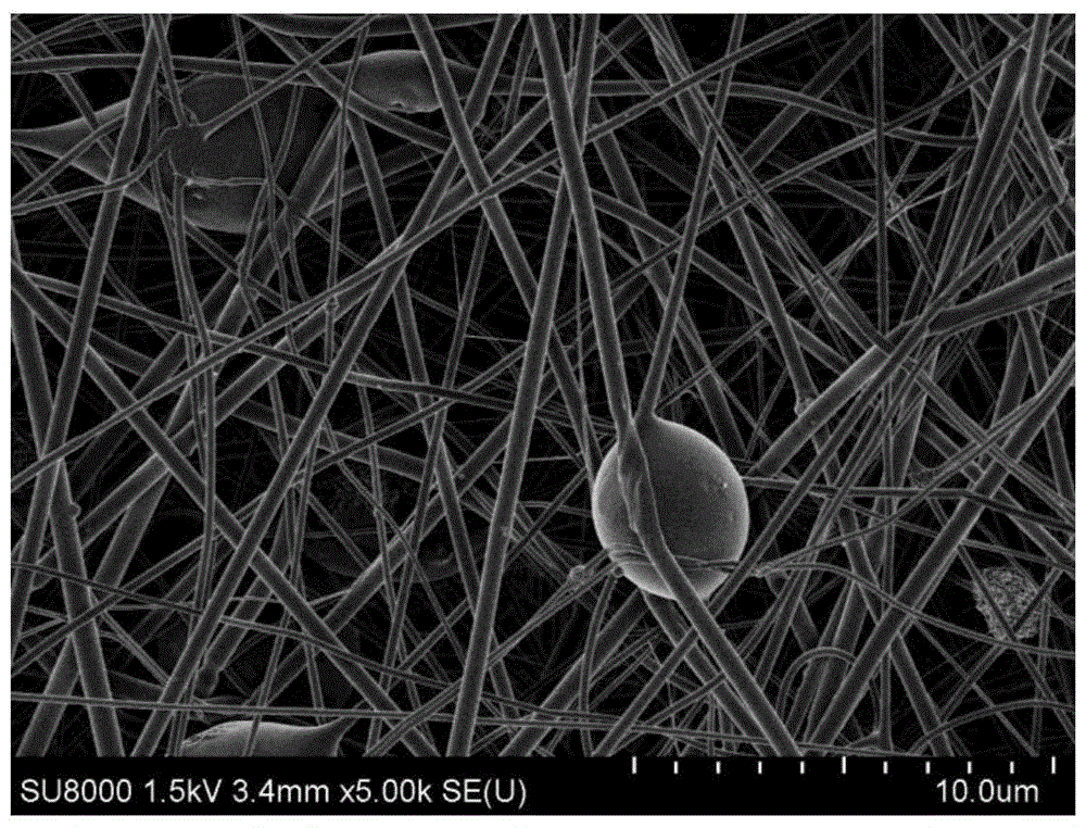 A kind of preparation method of antibacterial polyethylene terephthalate composite fiber film