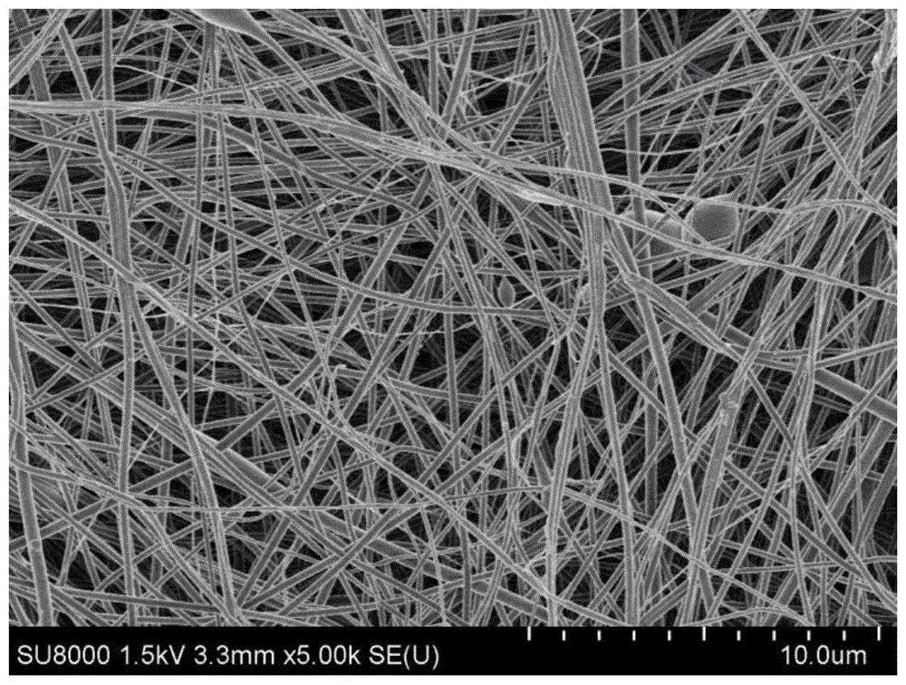 A kind of preparation method of antibacterial polyethylene terephthalate composite fiber film