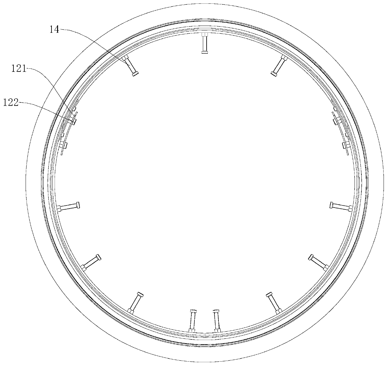 Socket and spigot type jacking pipe and assembling method thereof