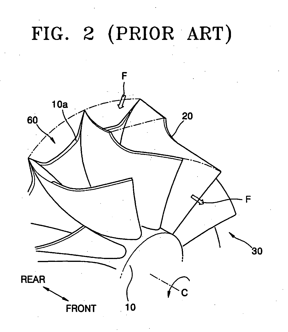 Radial-flow turbine wheel