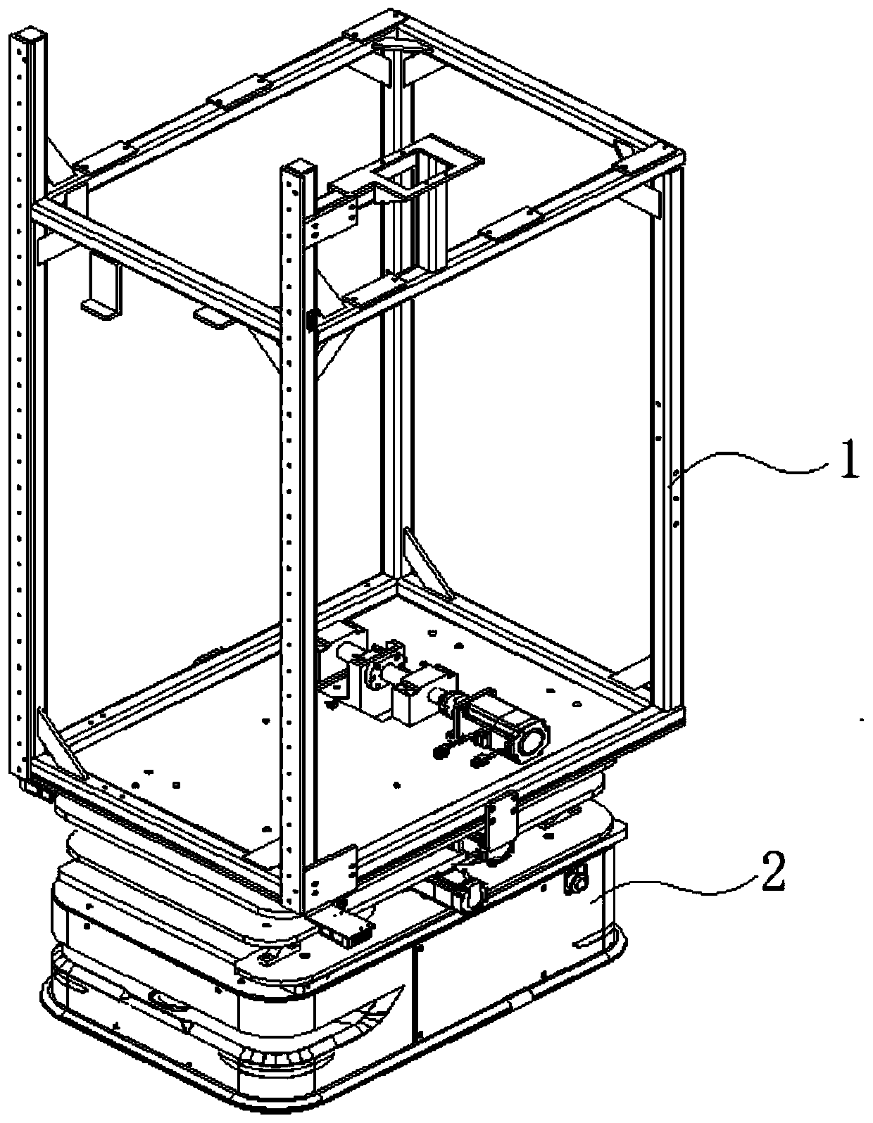 Wallpaper paving robot