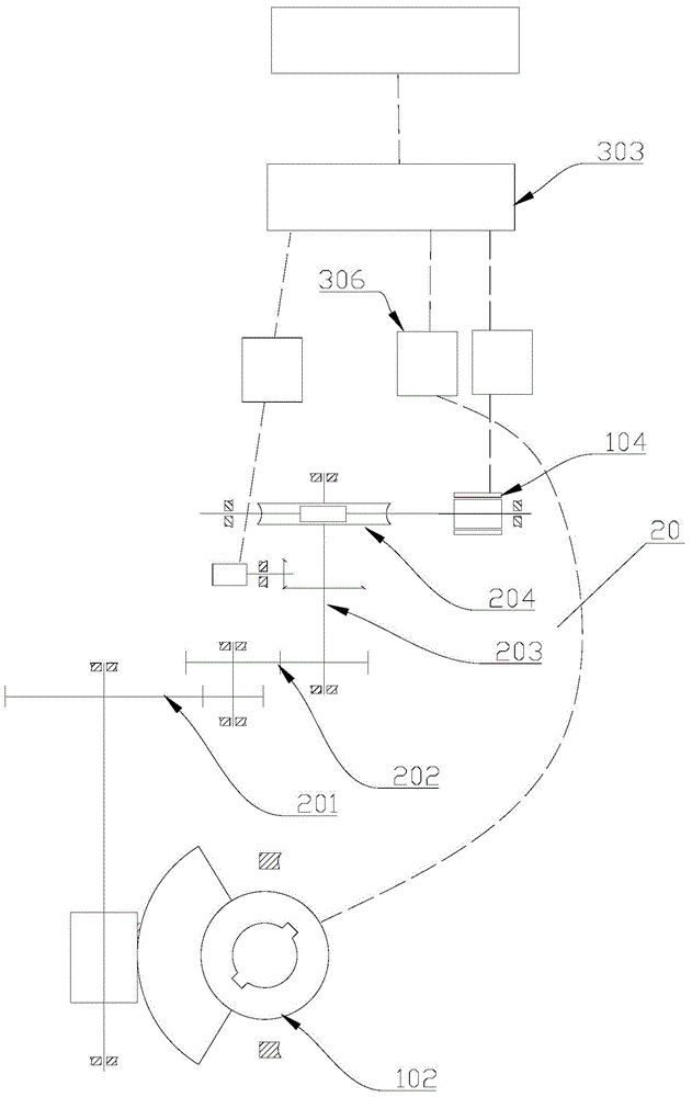 Detection stage actuating mechanism