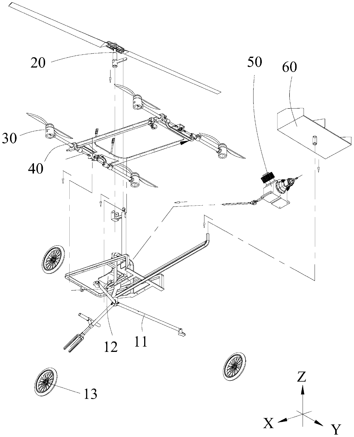 Low-altitude composite aircraft