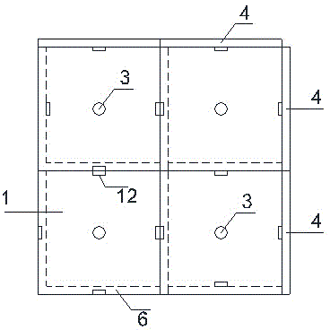 Novel combinable assembly type slope retaining wall structure and construction method thereof