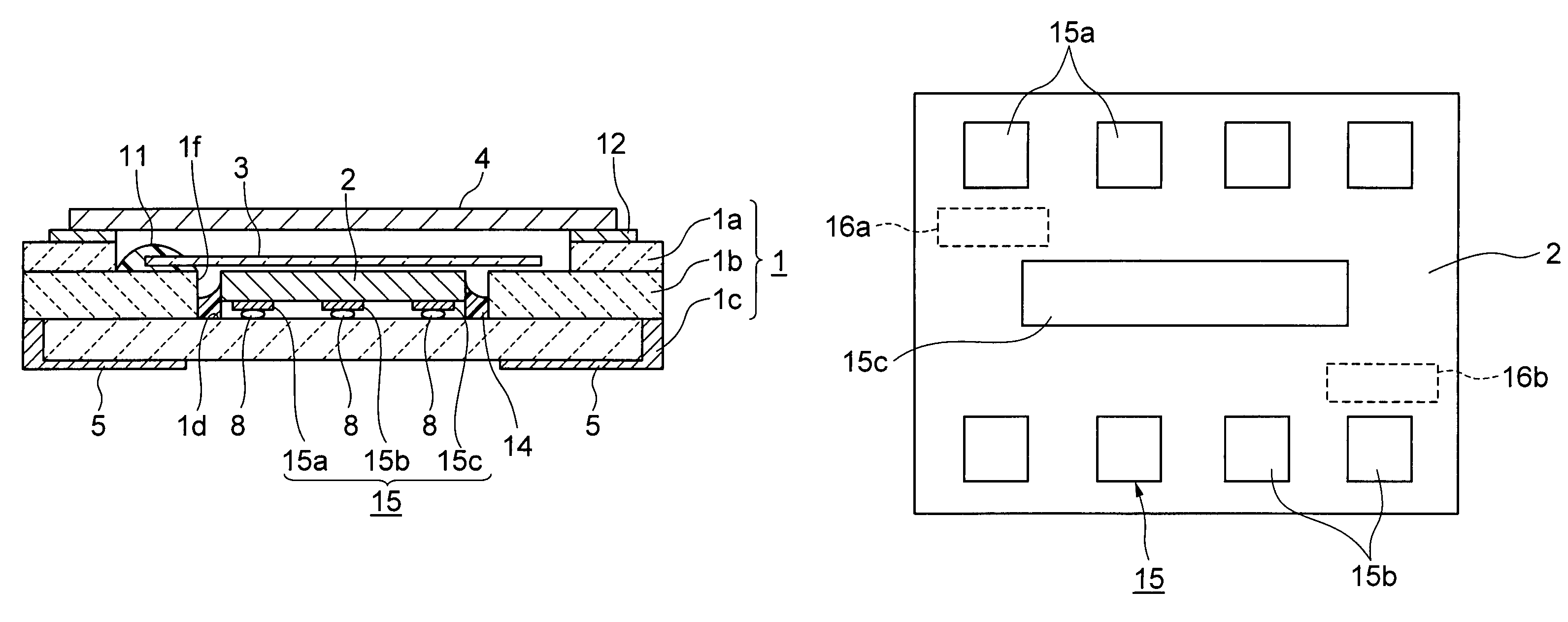 Surface mount type temperature-compensated crystal oscillator