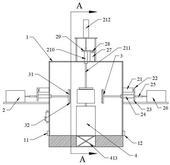 Die casting deburring device with multi-angle rotating mechanism