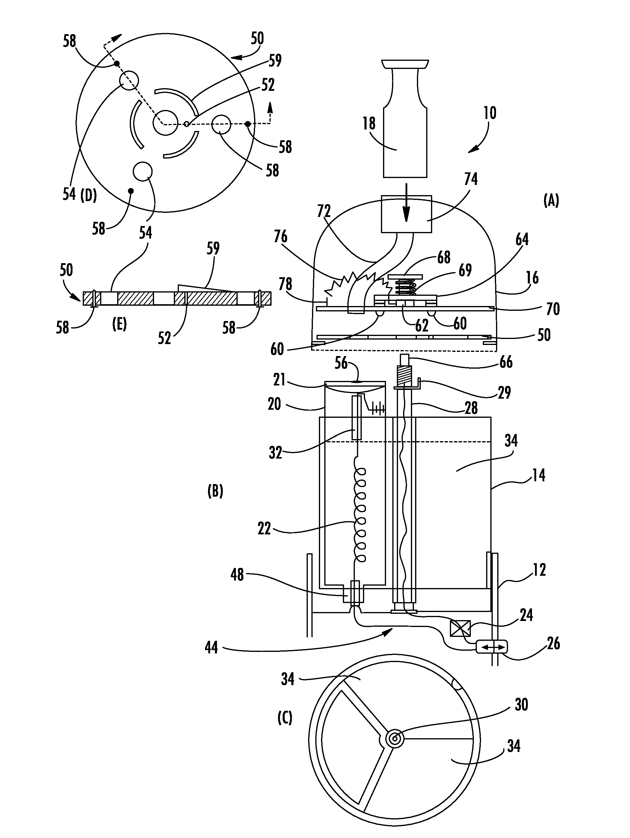 Flavor dial vapor device