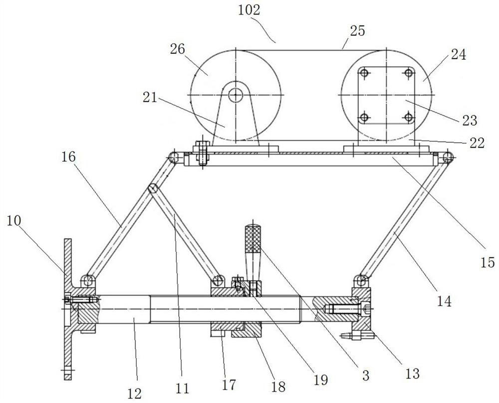 An automatic polishing device for the inner wall of a tube