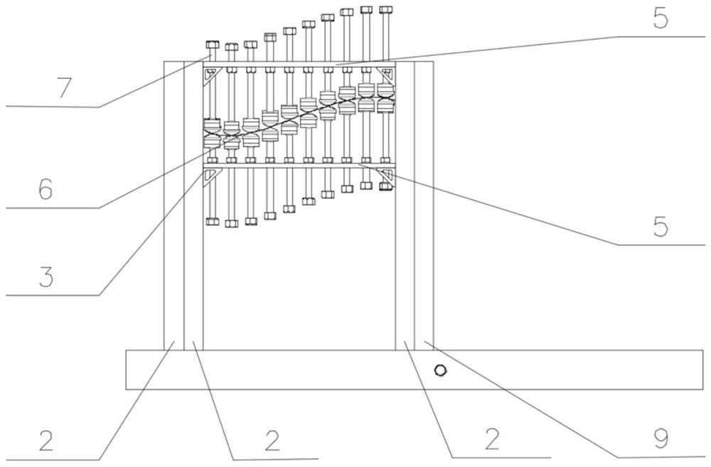 Rapid and flexible forming method and flexible tool for large-curvature thin-wall plate with irregular surface