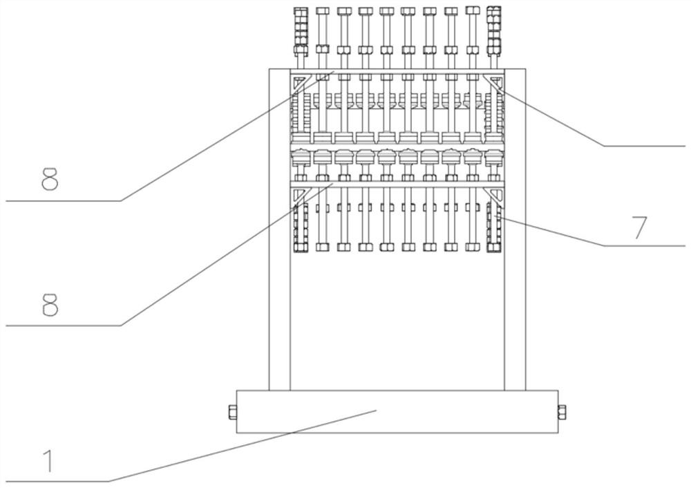 Rapid and flexible forming method and flexible tool for large-curvature thin-wall plate with irregular surface