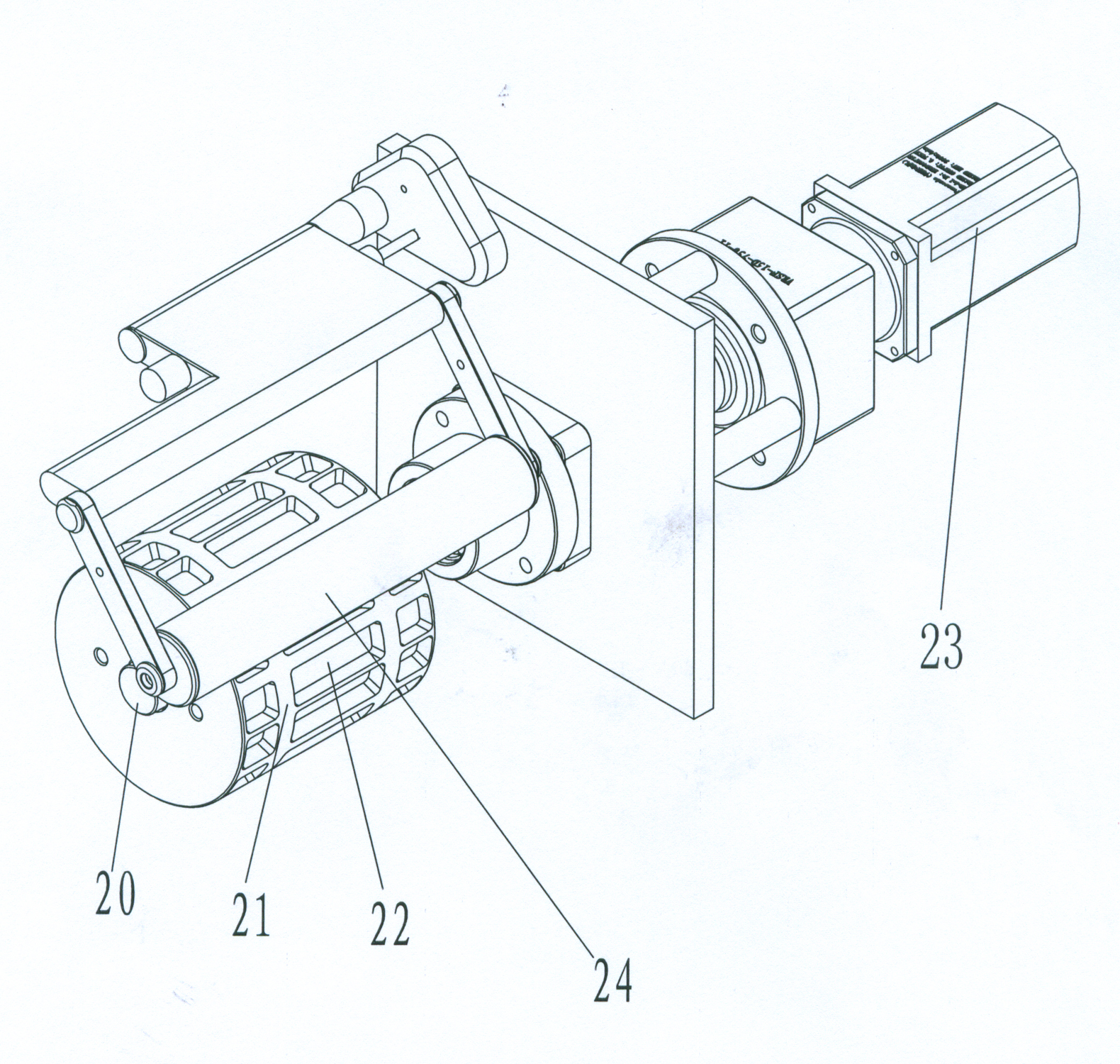 Intelligent high-speed rolled sheet type blister packing machine