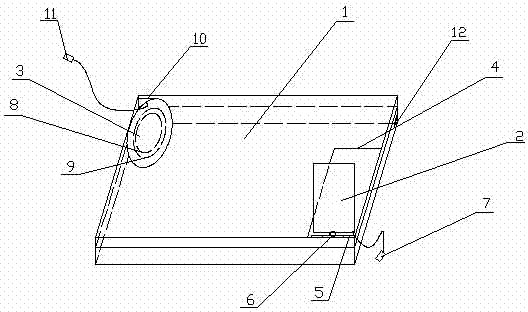 Notebook computer with hygrothermograph and cell phone