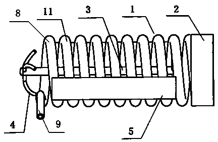 Biological alcohol oil combustion device