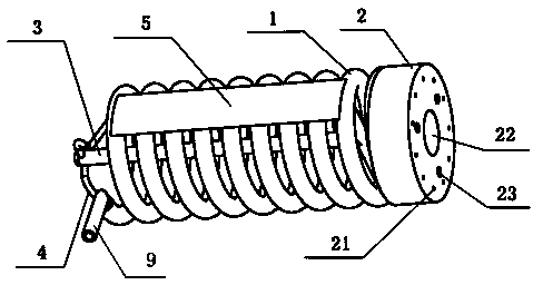 Biological alcohol oil combustion device