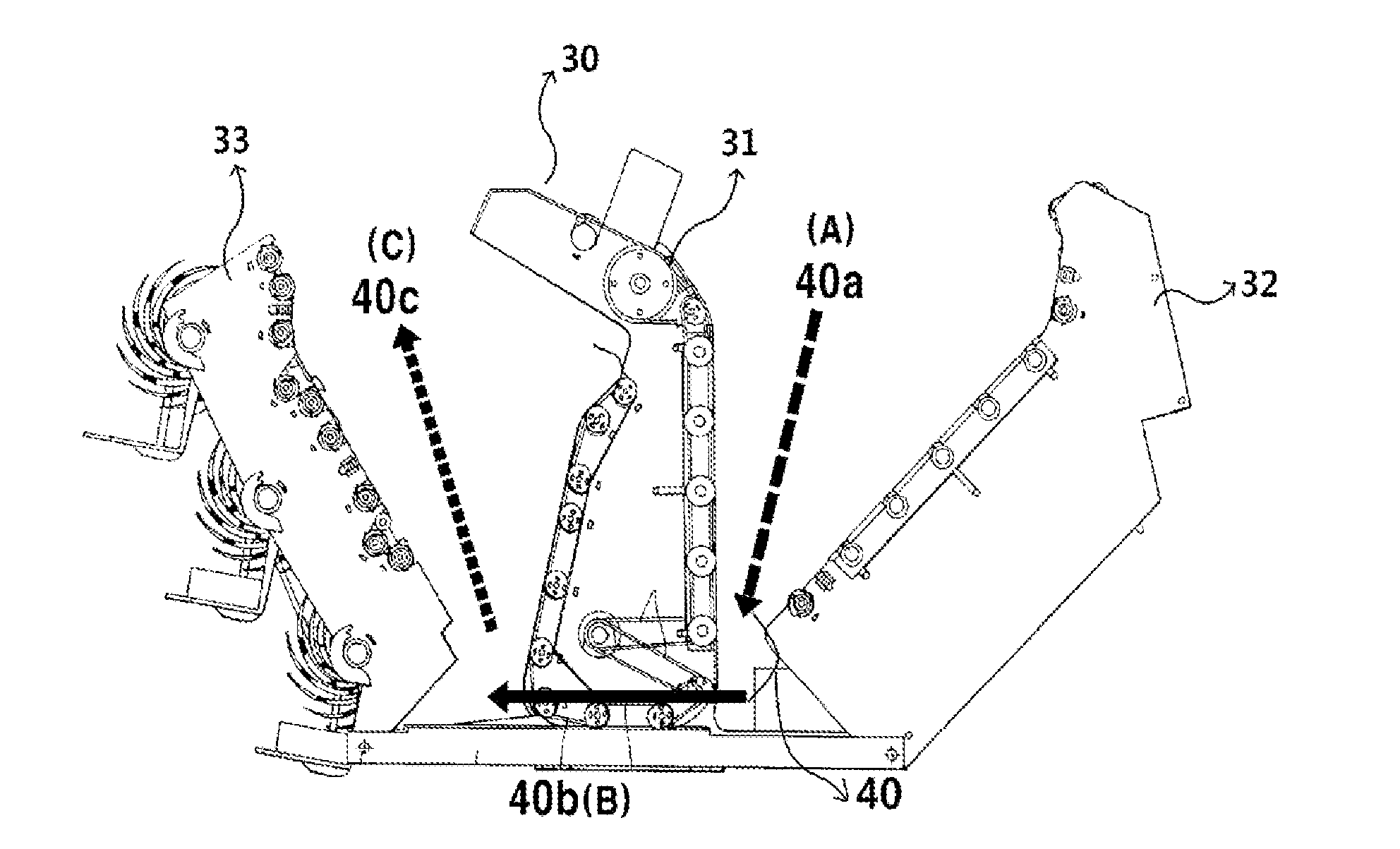 Paper Money Processing Apparatus Having Structure for Easily Preventing Paper Money Jams