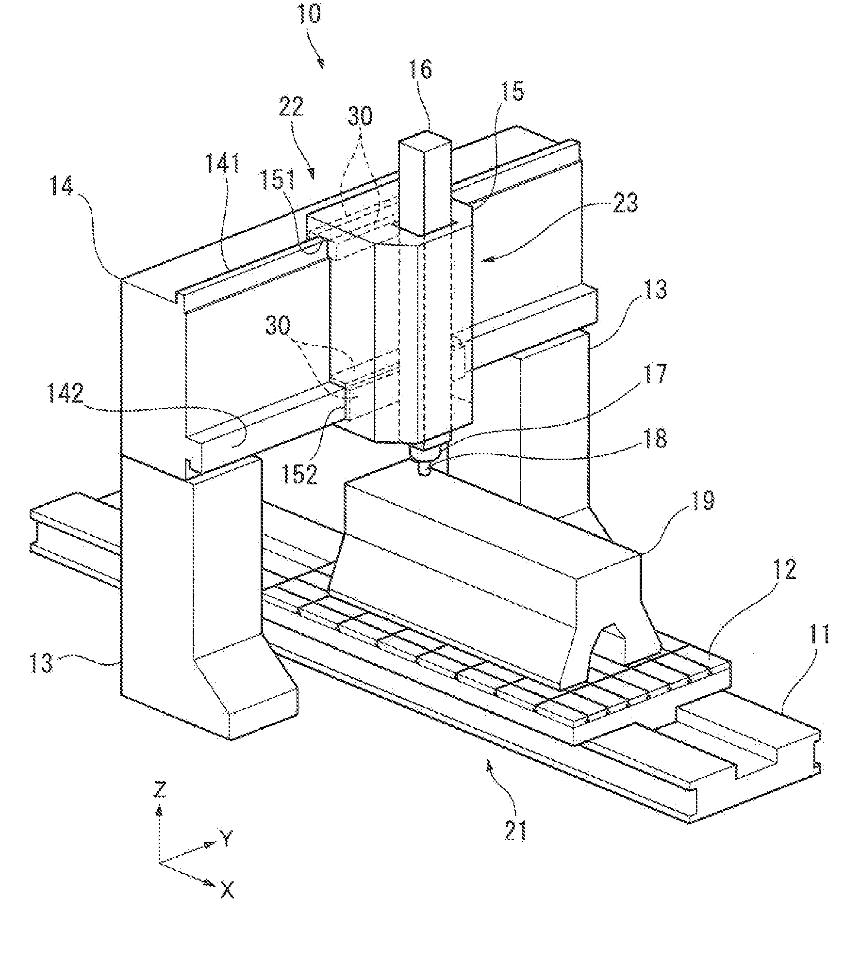 Guide mechanism of machine tool and machine tool