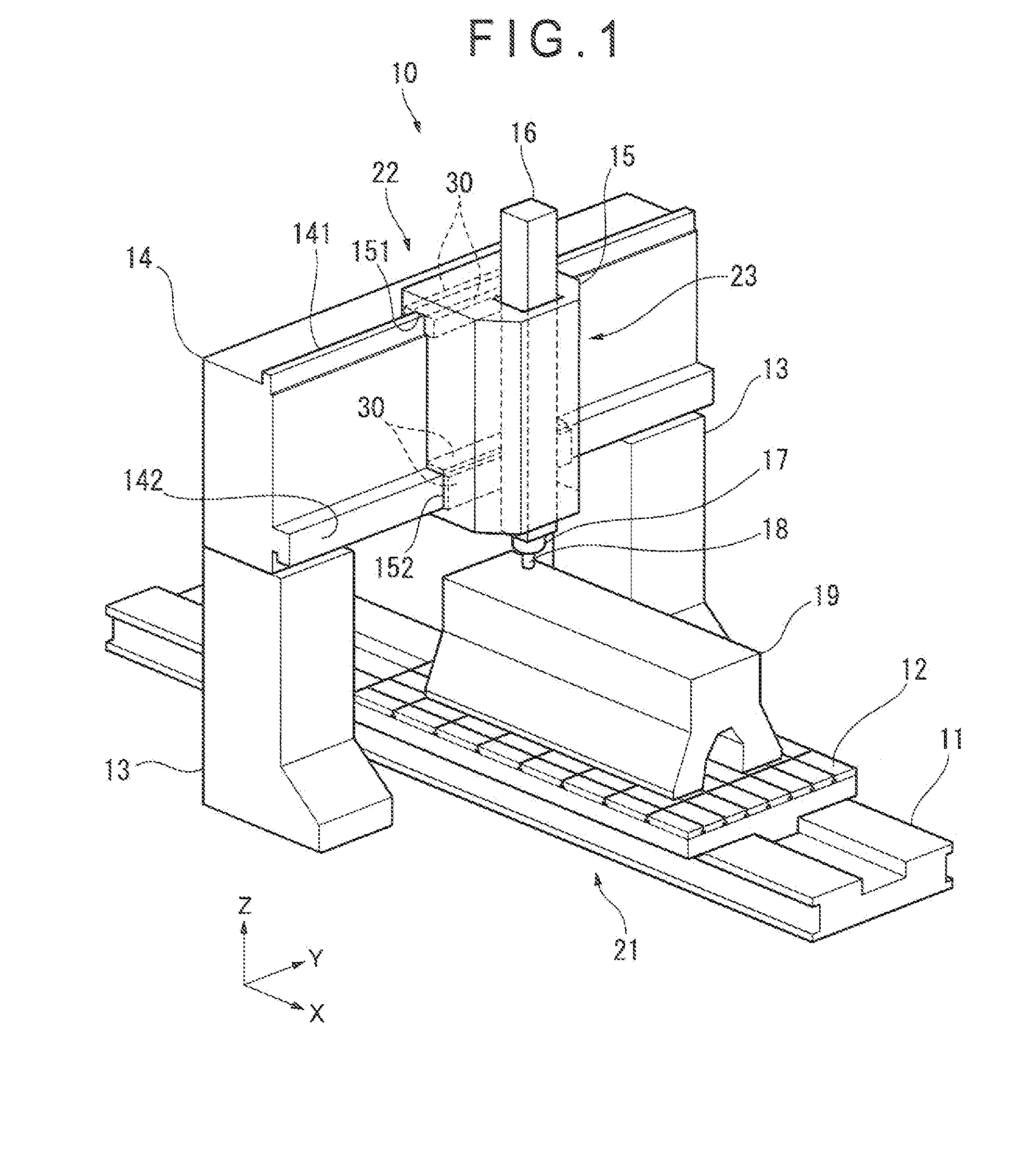 Guide mechanism of machine tool and machine tool