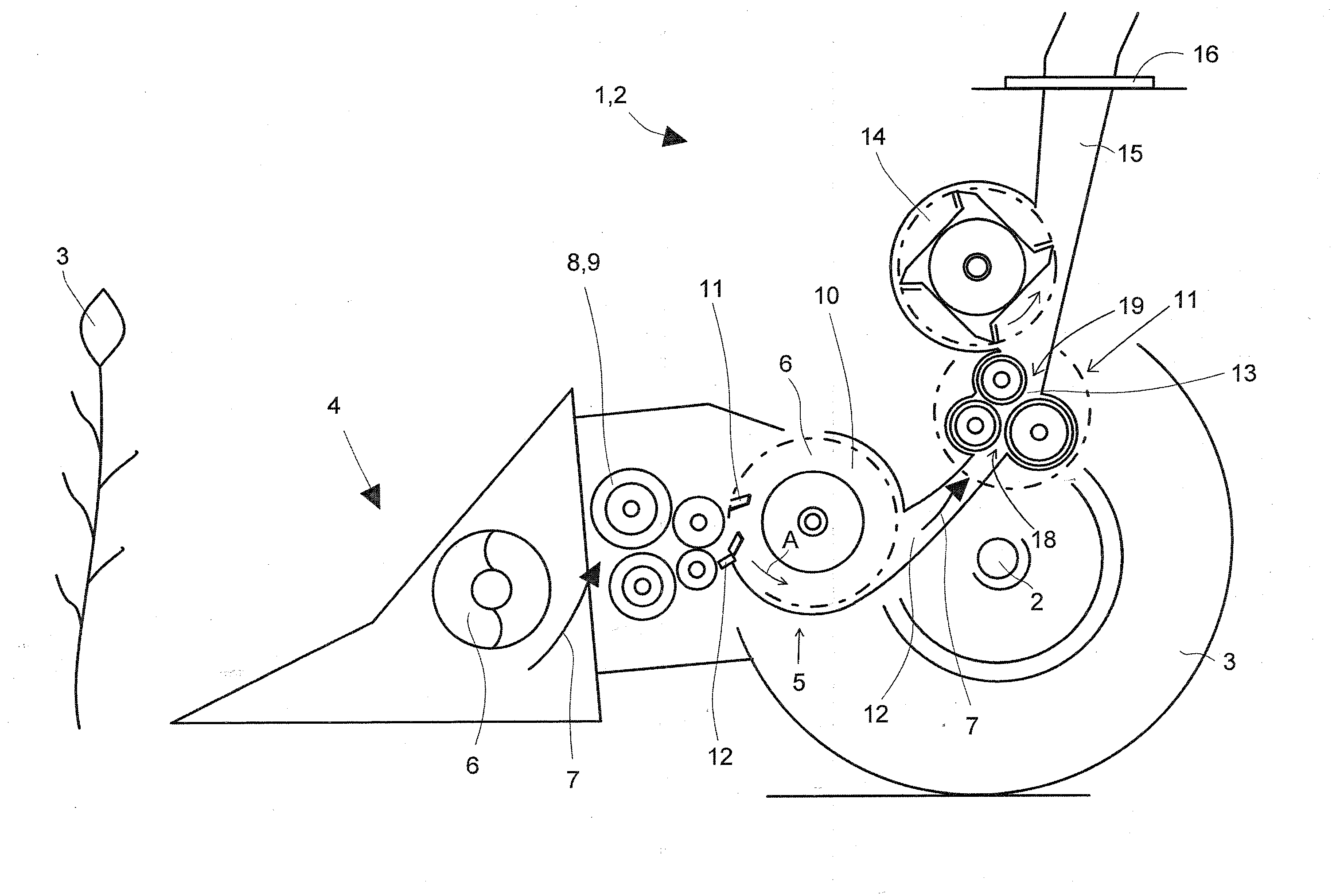 Agricultural working machine