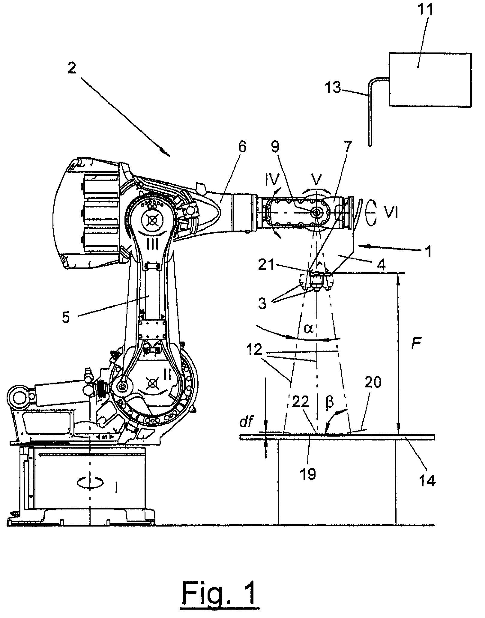 Process for the laser beam machining, especially laser beam welding, of components