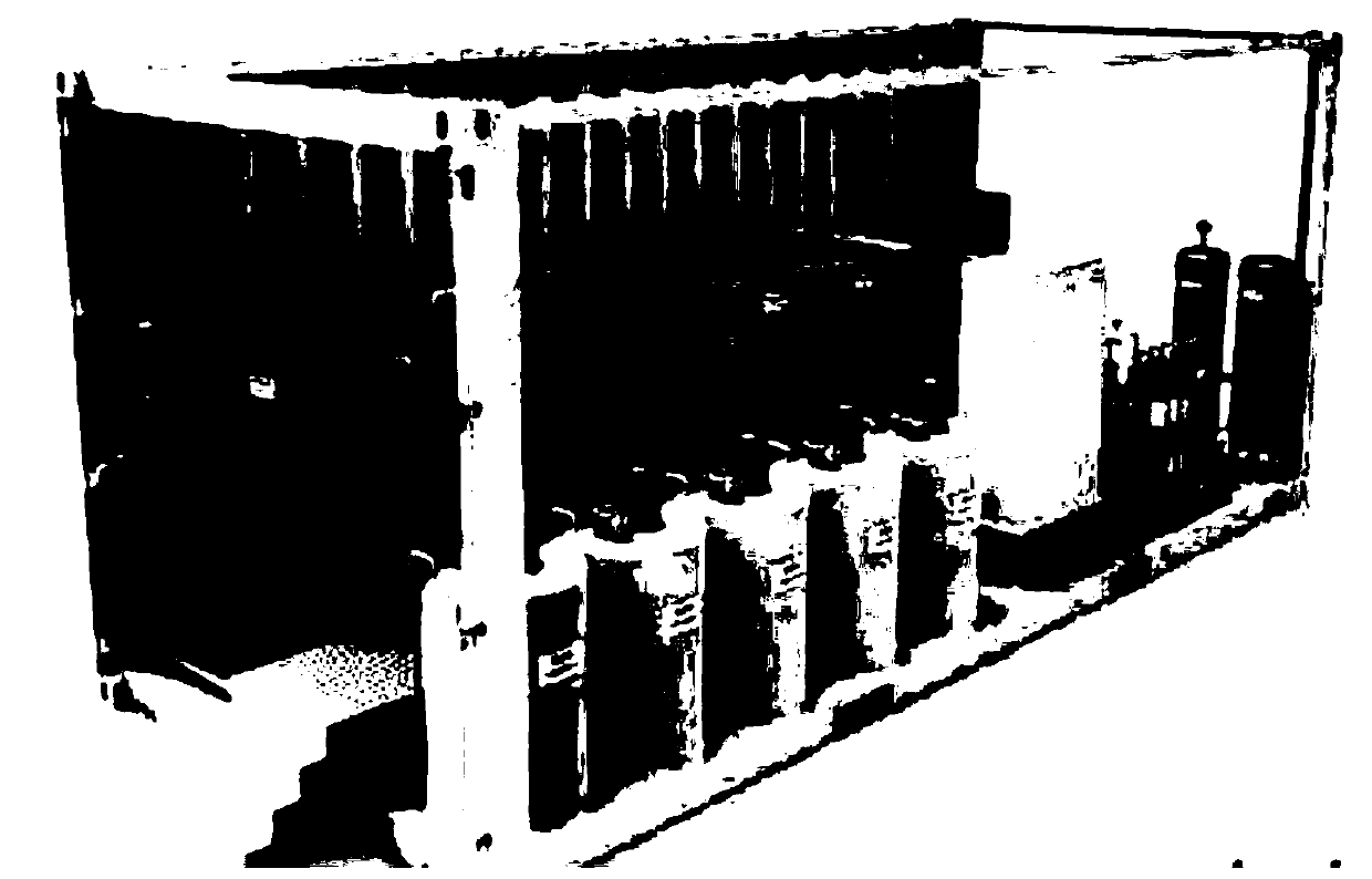 System and method for treating and recycling sewage of portable garbage transfer station