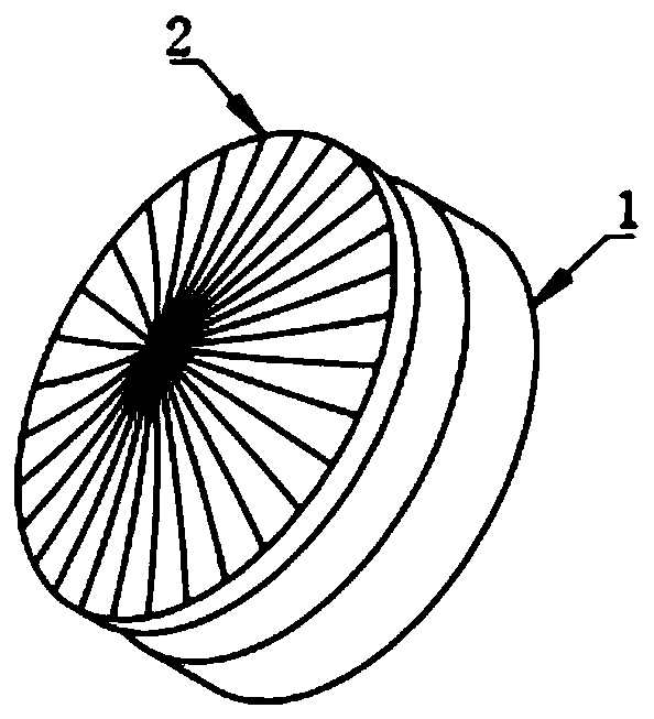 Micro-lens group for obtaining adjustable annular light beam