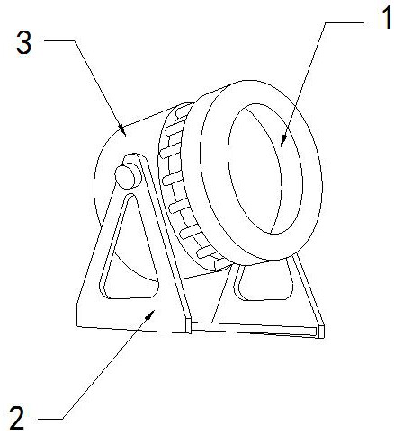 Machine opening adjusting equipment for pipe necking machine