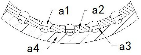 Machine opening adjusting equipment for pipe necking machine