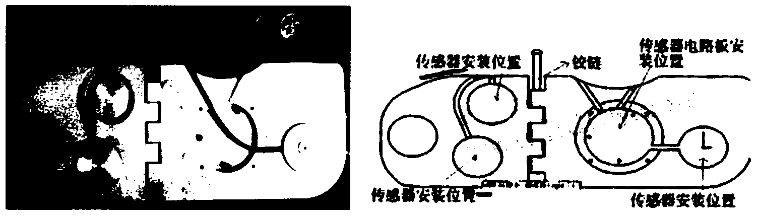 Foot applied force measuring device for lower limb assistance system