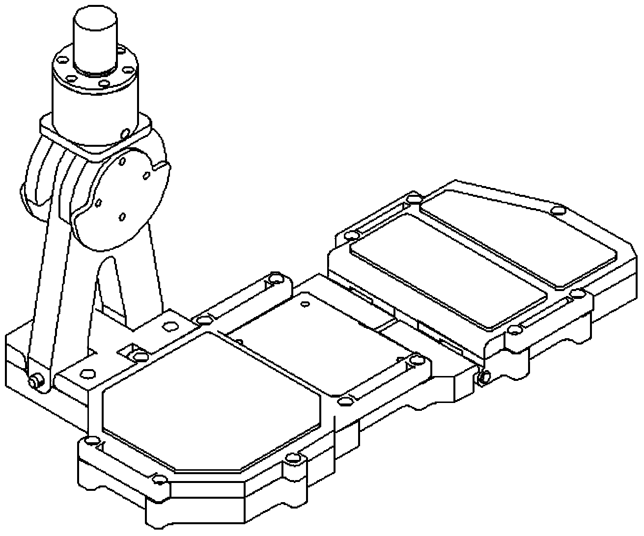 Foot applied force measuring device for lower limb assistance system