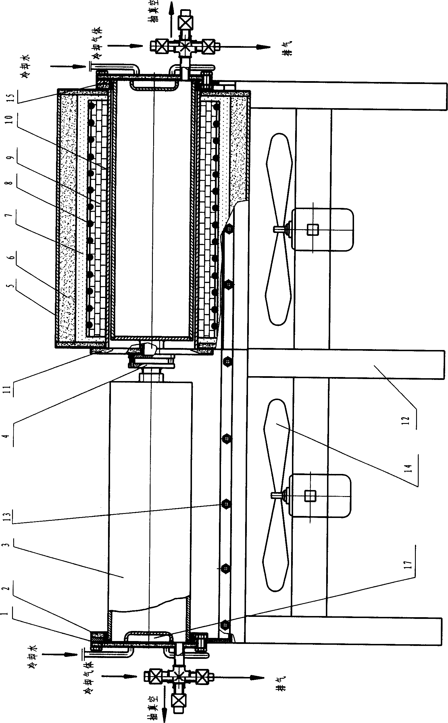 Vacuum sintering method of negative plate of nickel-hydrogen battery