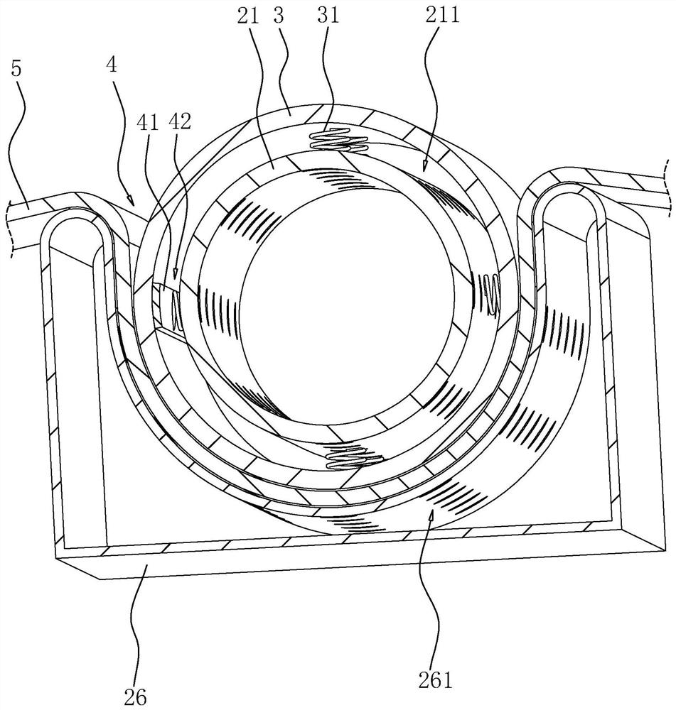 Printing and dyeing pretreatment device with good liquid feeding effect