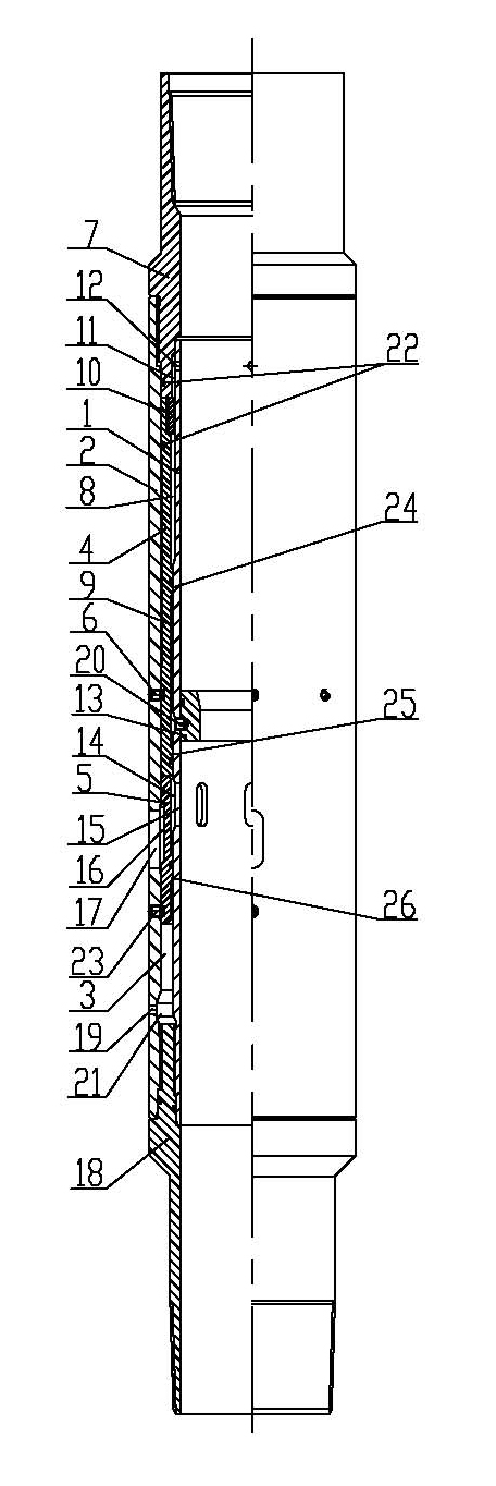 Ball-casting hydraulic sizing collar