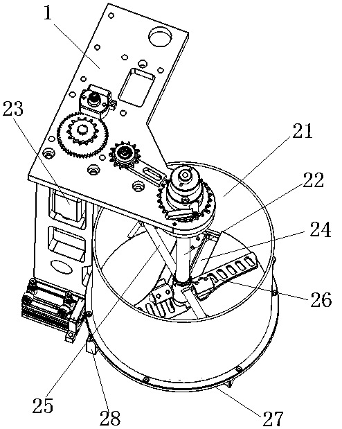 Stuffing feeding mechanism of steamed-stuffed bun making machine