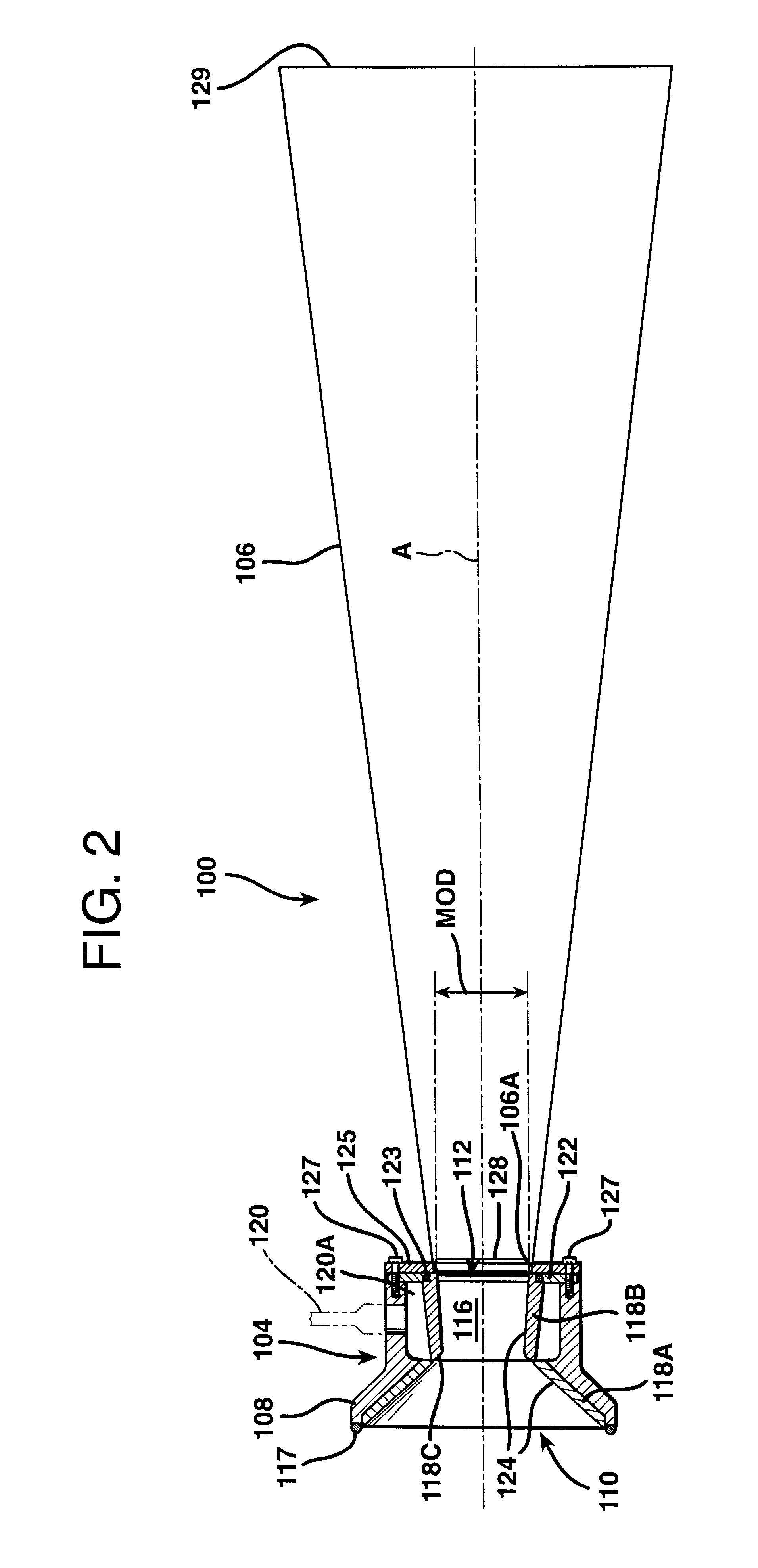 Apparatus to control the dispersion and deposition of chopped fibrous strands